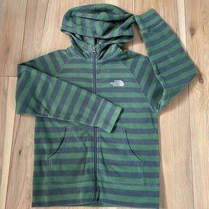 North Face full zip fleece hoody, M (10-12)